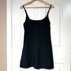 Abercrombie Fitch Traveller Mini Dress Skort Athletic Black Y2K Tennis Sz SP